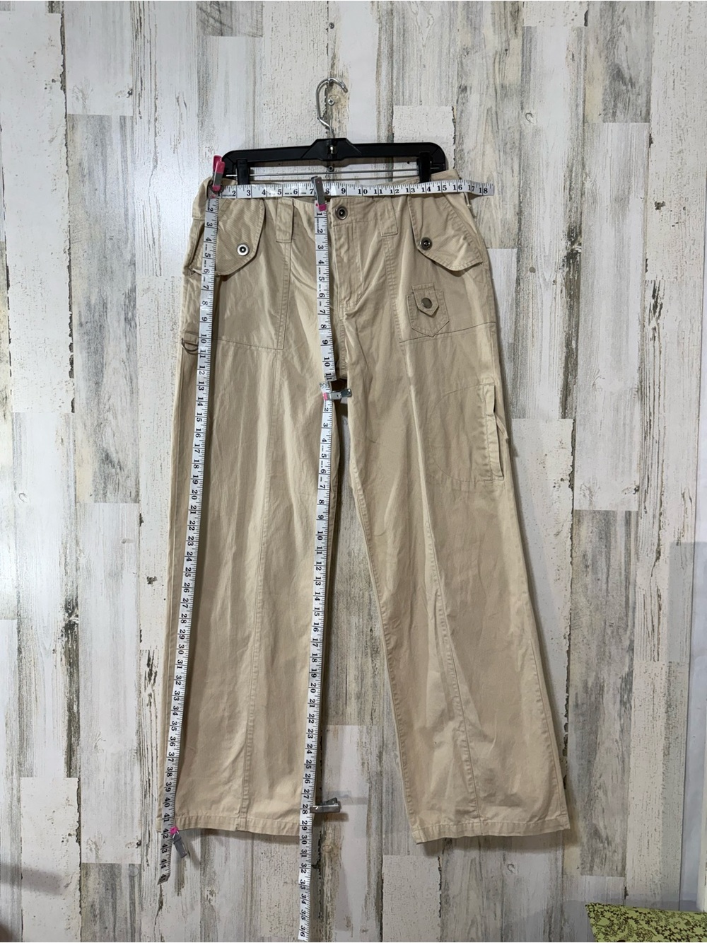 Cato Khaki Utility Cargo Pants with Flap Pockets - Picture 7 of 13